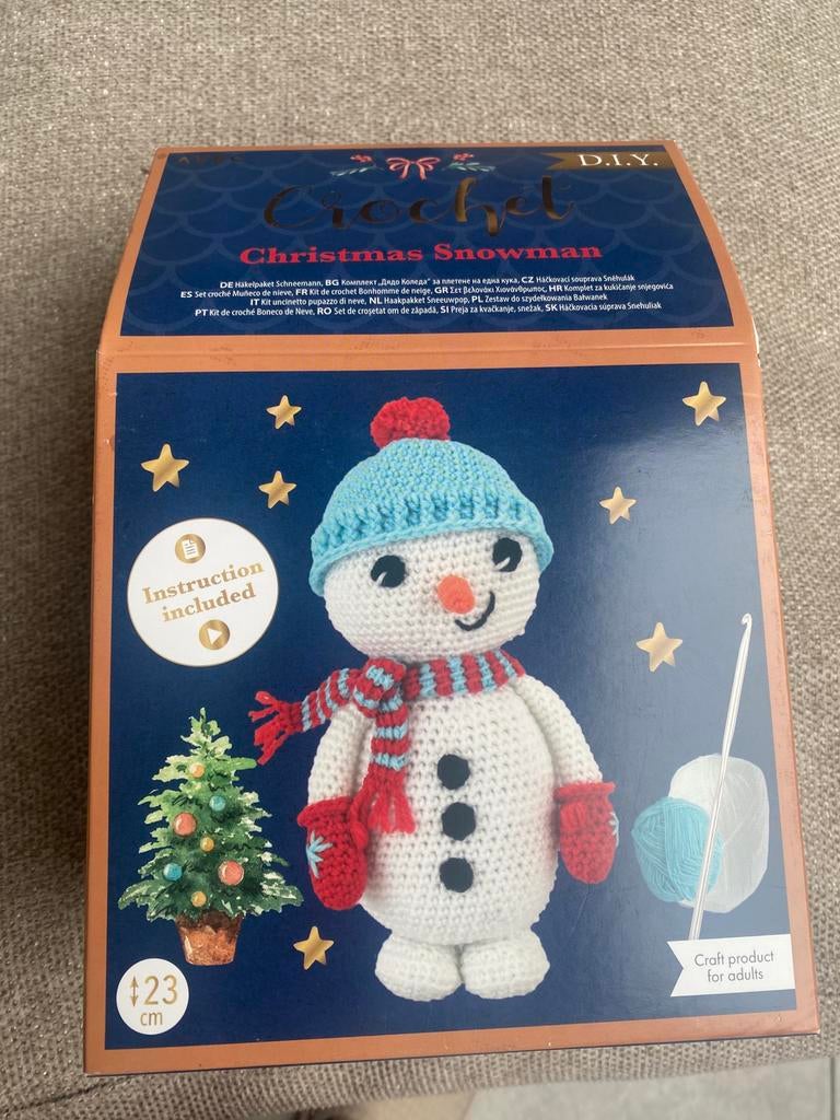 Wollen bouwset sneeuwpop, Ophalen of Verzenden, Nieuw