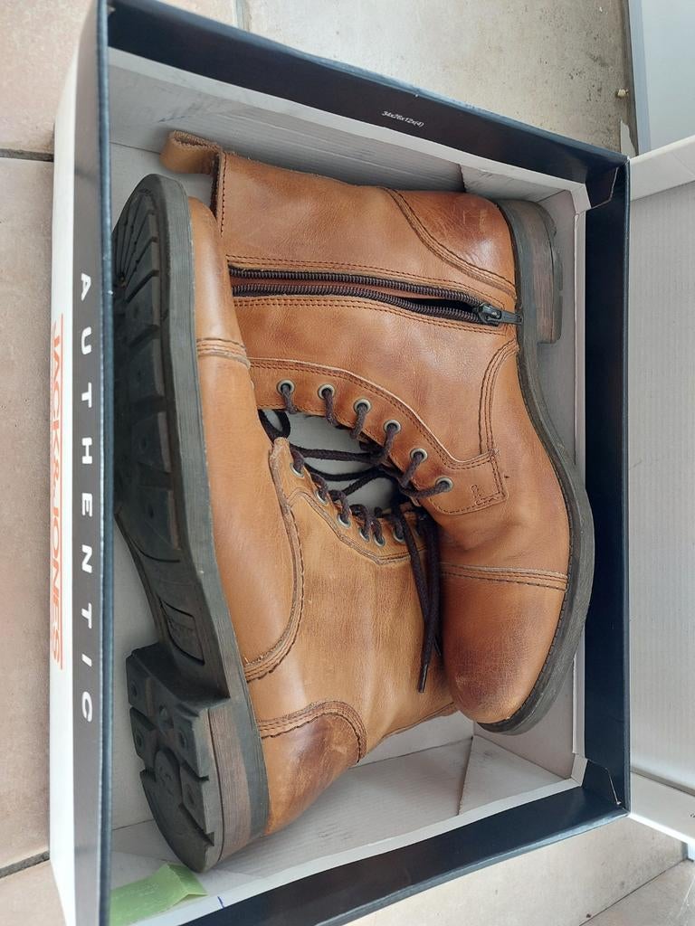 Jack & Jones Cognac heren laarzen, mt 42-43, Vêtements | Hommes, Chaussures, Bottes, Enlèvement ou Envoi, Jack&Jones, Brun