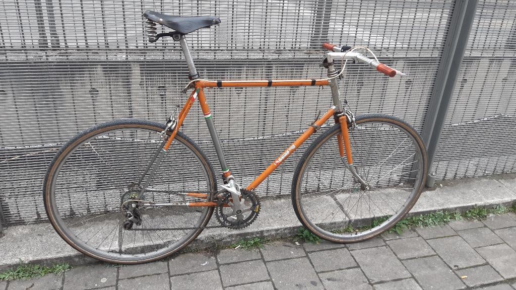 Retro koersfiets, Fietsen en Brommers, Fietsen | Oldtimers, 59 cm of meer, Ophalen, Jaren '50
