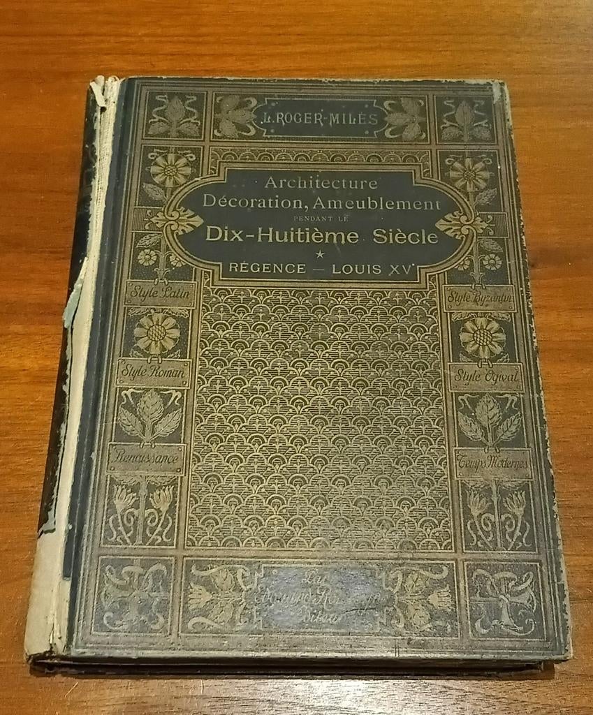 Architecture, Décoration et Ameublement pendant 18e Siècle, Ophalen of Verzenden