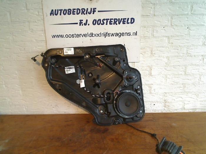 Ruitmechaniek 4Deurs links-achter van een Volkswagen Golf, Auto-onderdelen, Ruiten en Toebehoren, Gebruikt, -, Volkswagen, Ophalen of Verzenden