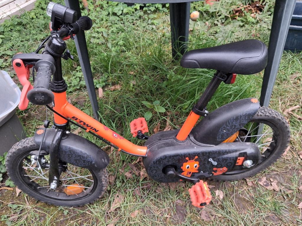 Kinderfiets 3-4 jaar 12 inch, Fietsen en Brommers, Ophalen, Zo goed als nieuw, Minder dan 16 inch, BTwin Décathlon