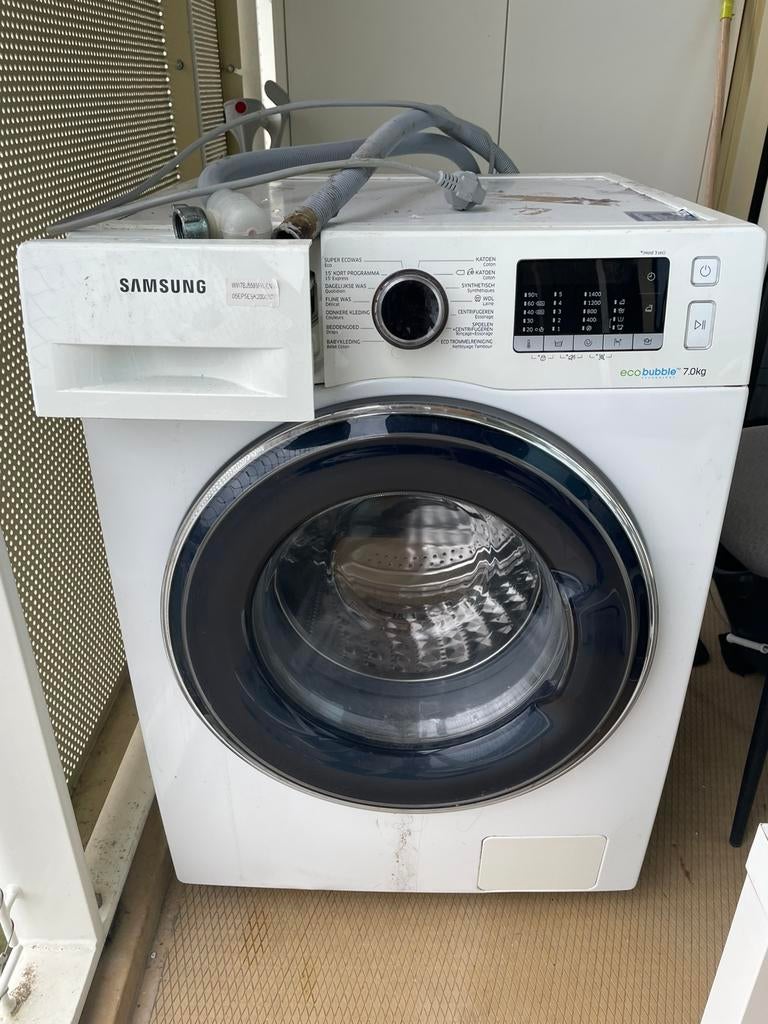Samsung eco bubble 7 kg, Elektronische apparatuur, Wasmachines, Ophalen of Verzenden, Zo goed als nieuw