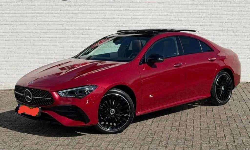 Mercedes CLA 250e AMG Line - Option complète - 2020 - 85 000, Autos, Mercedes-Benz, Rouge, Achat, Euro 6, Entretenue par le concessionnaire