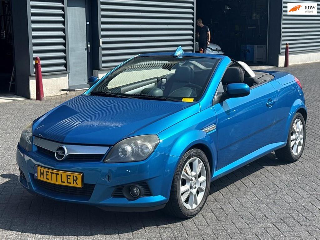 Opel Tigra TwinTop 1.8-16V Cosmo, Airco, NAP, Cabrio, Auto's, Opel, Voorwielaandrijving, Gebruikt, 4 cilinders, Blauw