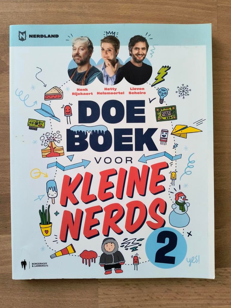 Doeboek voor kleine nerds - Lieven Scheire, gesigneerd, Ophalen
