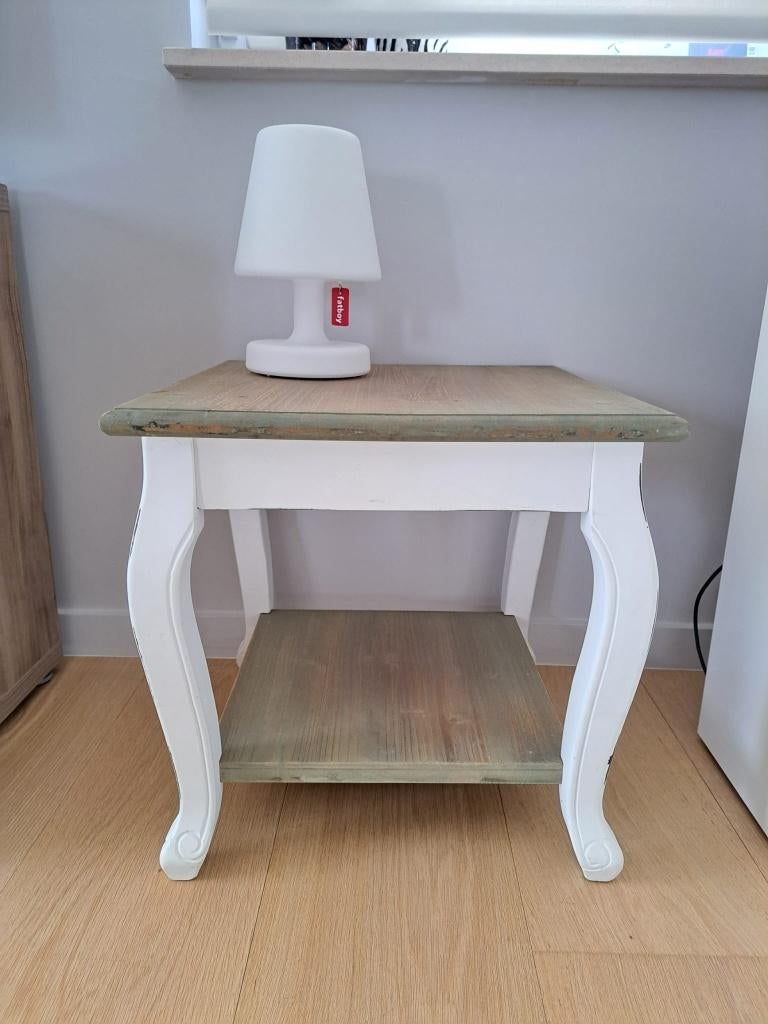 Table basse en bois (de salon et d'appoint), Maison & Meubles, Tables | Tables de salon, Moins de 50 cm, Carré, Enlèvement, Utilisé