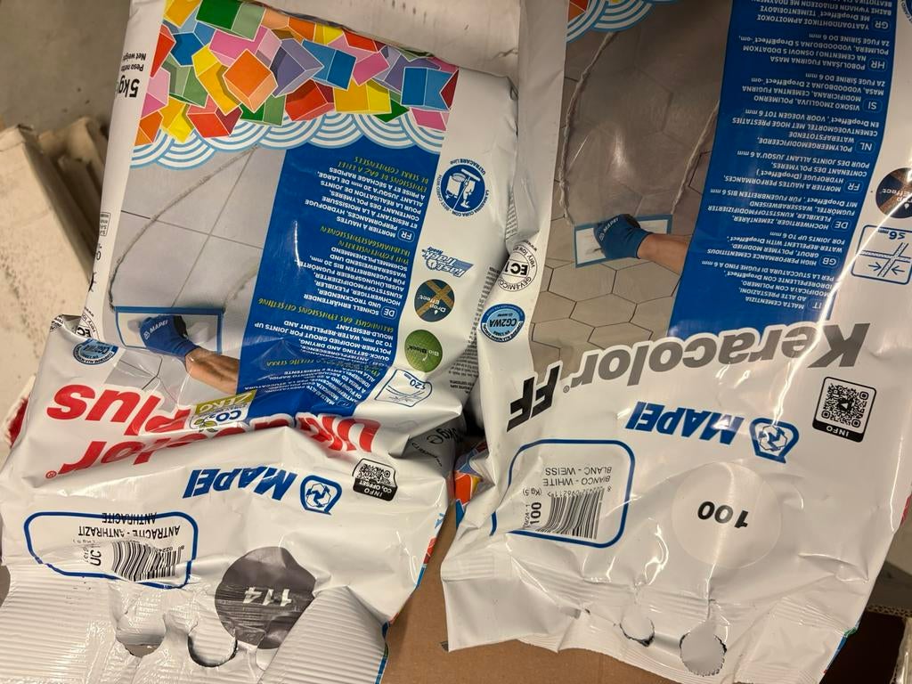 Sacs de joints carrelages, Bricolage & Construction, Enlèvement, Comme neuf