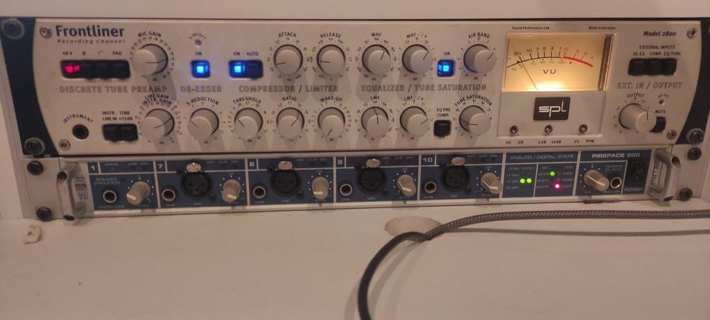 RME Fireface 800 et adaptateurs Fireface vers Thunderbolt, Enlèvement