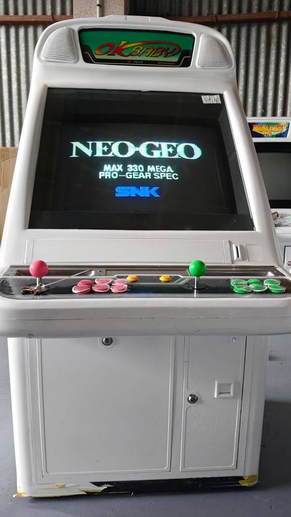 Borne d'arcade weche ok baby 28-29" crt, Collections, Machines | Jukebox, Enlèvement ou Envoi