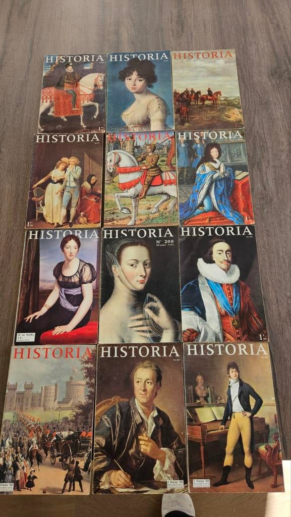 Magazines de langue française Historia 1963, 12 exemplaires, Enlèvement ou Envoi