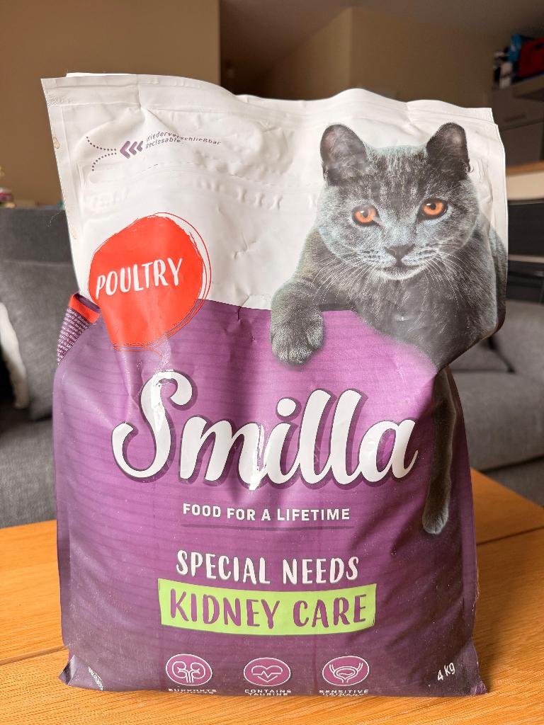 Sac de croquettes smilla kidney care, Enlèvement, Chat