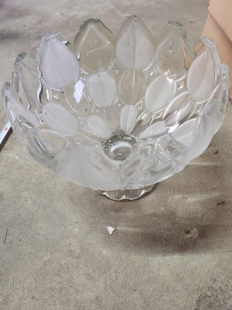 Saladier en verre, Maison & Meubles, Enlèvement ou Envoi, Verre