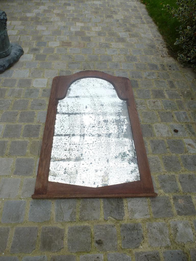 oude spiegel kader in eik, Ophalen