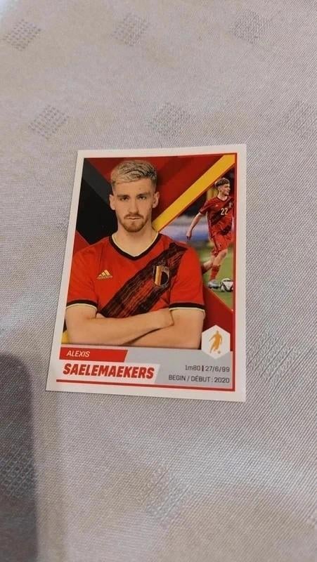 Panini / Sticker / Alexis Saelemaekers / Rode Duivels, Verzamelen, Sportartikelen en Voetbal, Ophalen of Verzenden, Nieuw, Poster, Plaatje of Sticker