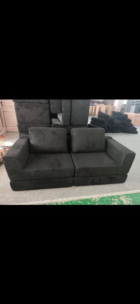 Fauteuil compressé deux places - convertible canapé lit, Maison & Meubles, Enlèvement ou Envoi, Comme neuf