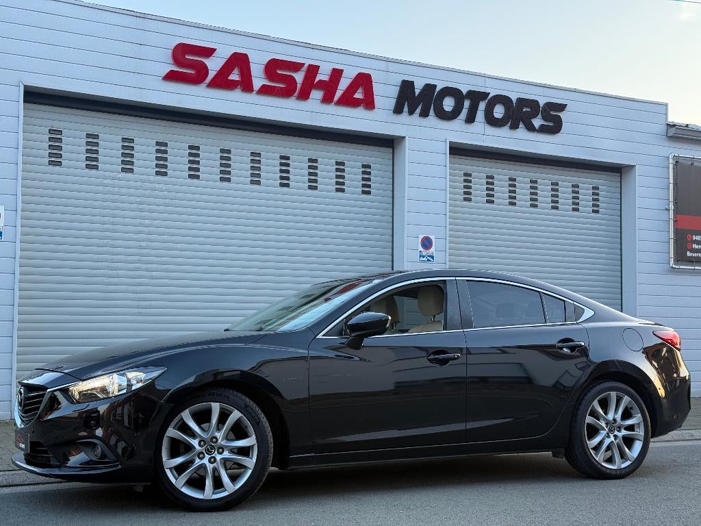 Mazda 6 2.0 Benzine Sky 165PK | Veel Opties | 12MGarantie, Euro 5, Beige, Zwart, Leder