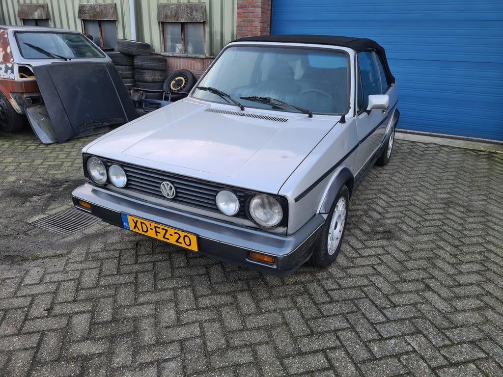 Golf1 cabrio 1990 98pk servo, Auto's, Cabriolet, Handgeschakeld, 2 deurs, Golf
