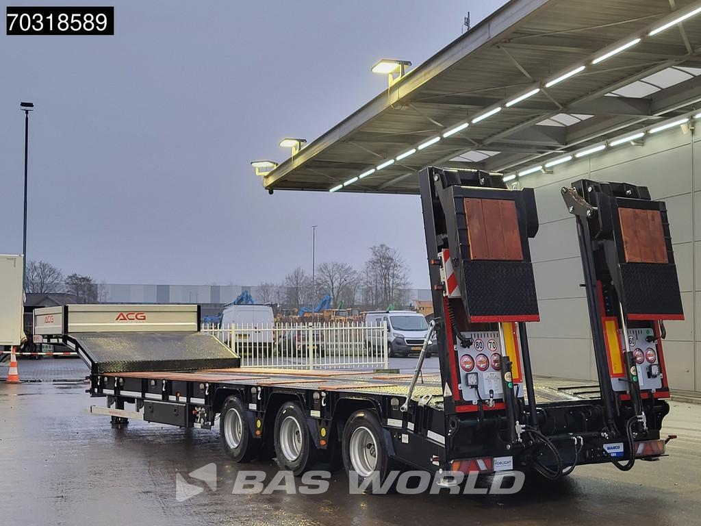 GVN LOWBED 3 essieux NEW! Lift + Steering Axle Hydraulic Fol, Achat, Entreprise, Autres carburants, Remorques et Semi-remorques