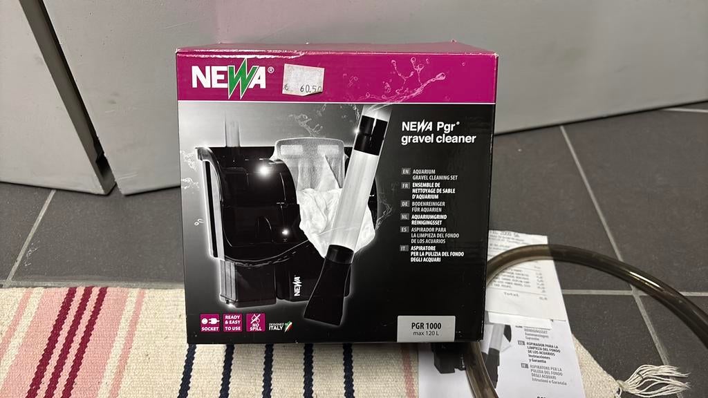 Aspirateur aquarium Newa PGR gravel cleaner, Tuyaux inclus, Enlèvement, Utilisé, Autres types