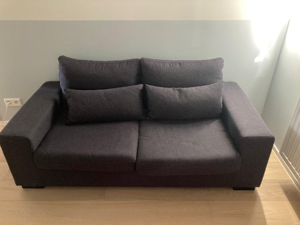 Grijze bank La Redoute, Huis en Inrichting, Ophalen, Gebruikt, 150 tot 200 cm, Driepersoons