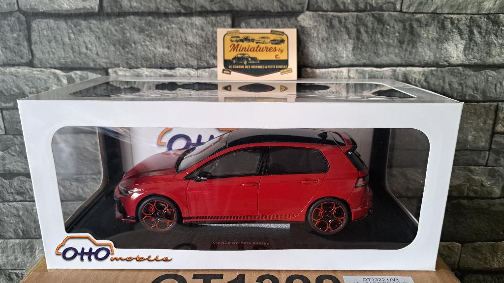 Volkswagen Golf Mk.8 GTi 50th Edition 1/18ème, Hobby en Vrije tijd, OttOMobile, Auto, Nieuw, Otto