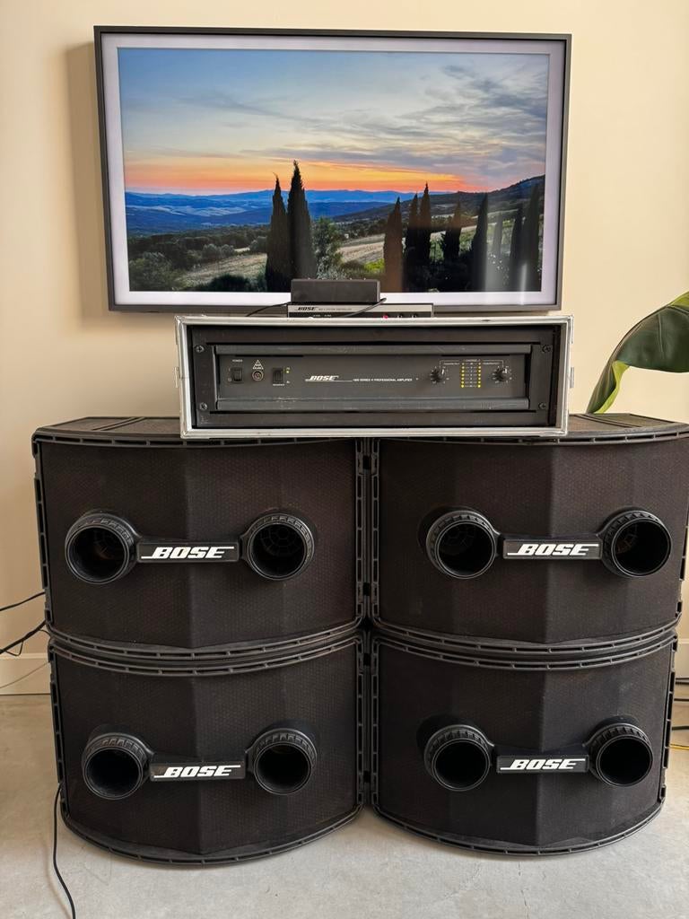 Bose 802 set incl. versterker & system controller, TV, Hi-fi & Vidéo, Enlèvement, Utilisé, 120 watts ou plus, Haut-parleurs Frontaux, Arrière ou Stéréo