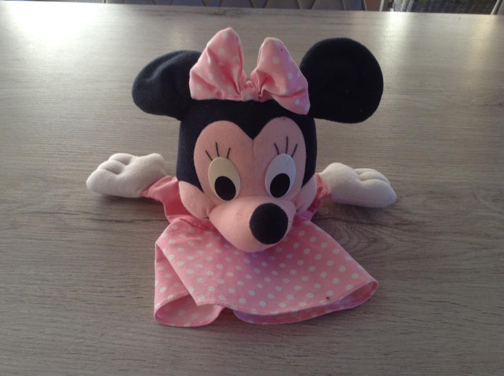 Marionnette à main en peluche Disney Minnie Mouse (27 cm), Enlèvement ou Envoi, Comme neuf, Autres types
