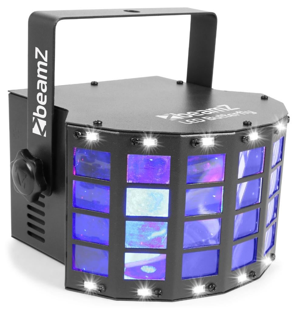 LED Beamz Butterfly met stroboscoop, Ophalen of Verzenden, Nieuw, Licht, Geluidgestuurd