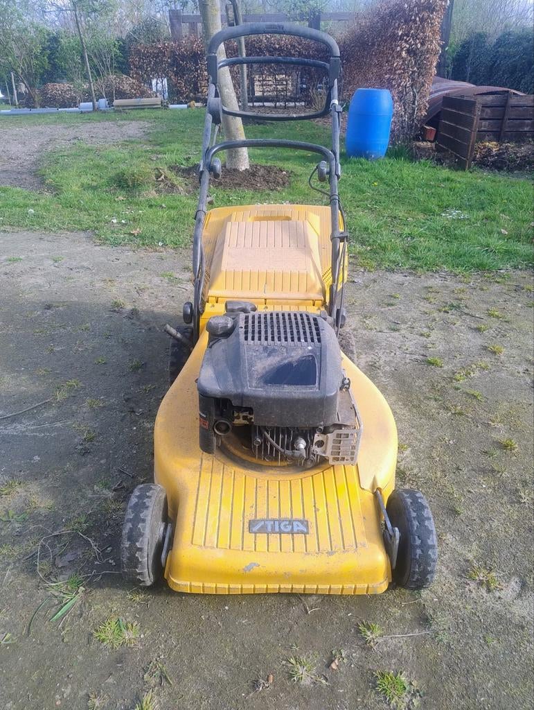 Grasmachine Stiga 55 cm aluminium maaidek, Ophalen, 50 cm of meer