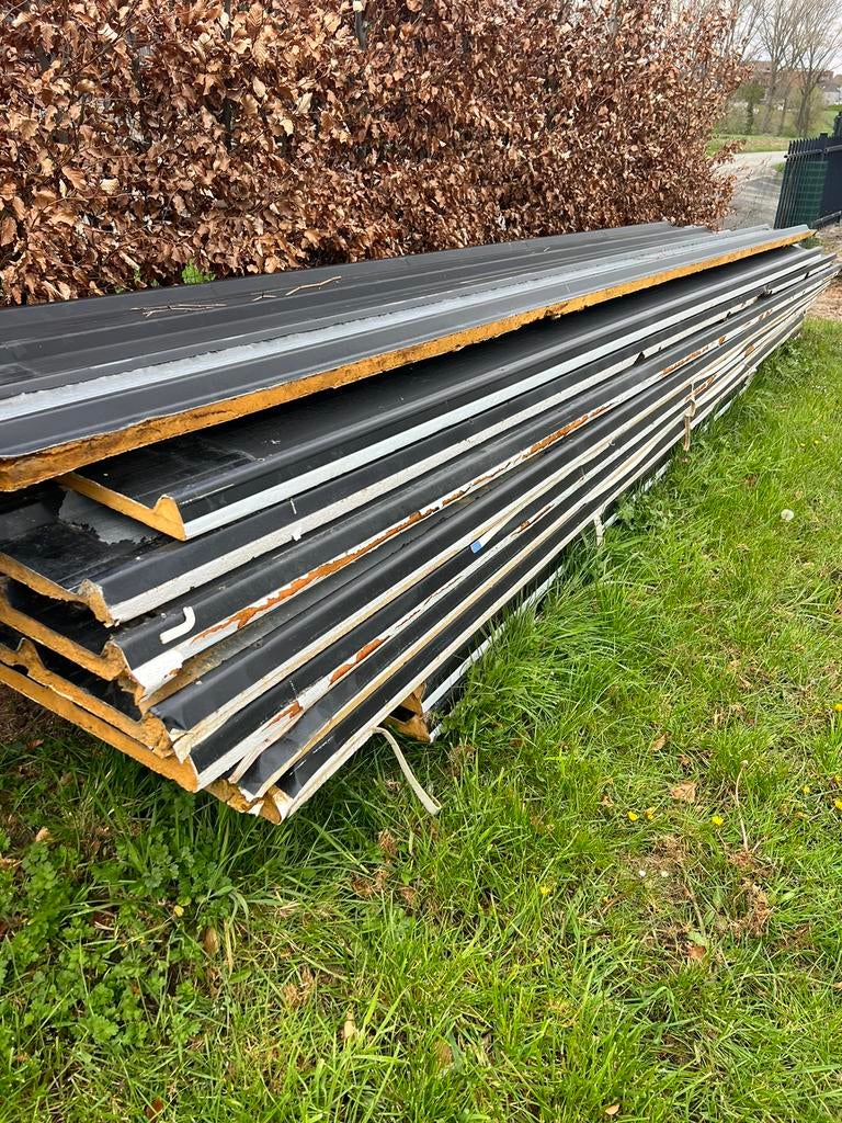 Geïsoleerde dakplaten, Ophalen, Gebruikt, Zwart