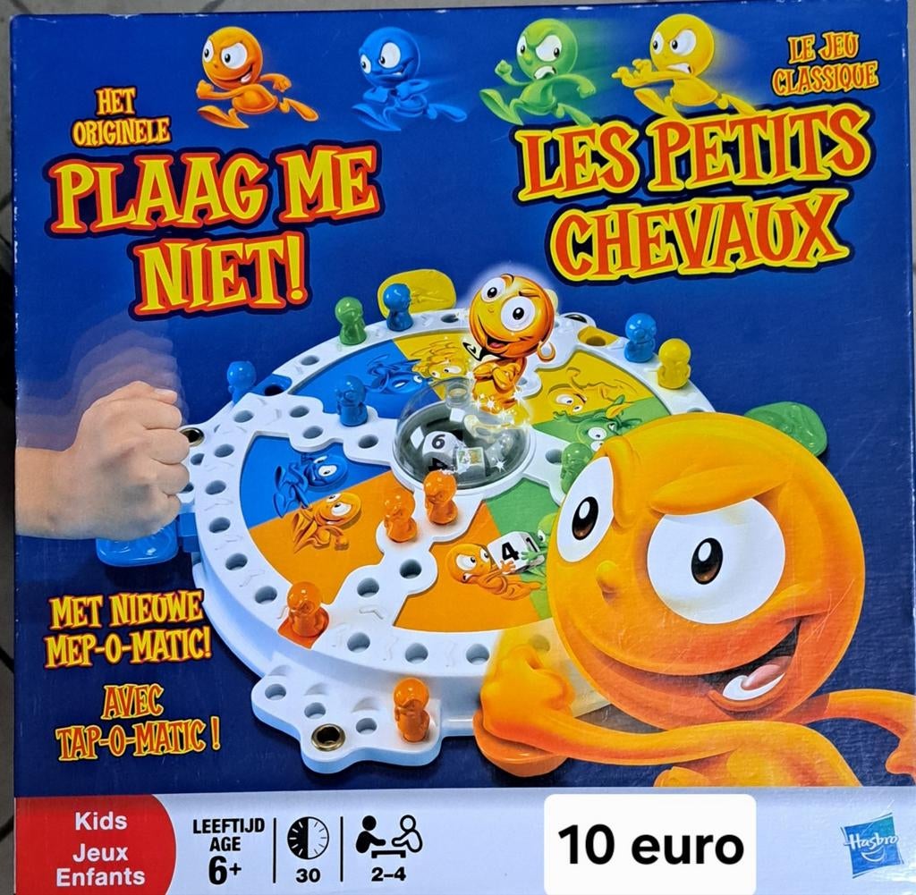 Spel - PLAAG ME NIET, Hobby en Vrije tijd, Een of twee spelers, Ophalen of Verzenden, MB spelen