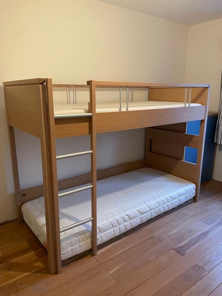 volledige slaapkamer, 1 persoon, Huis en Inrichting, Slaapkamer | Complete slaapkamers, Gebruikt, Ophalen