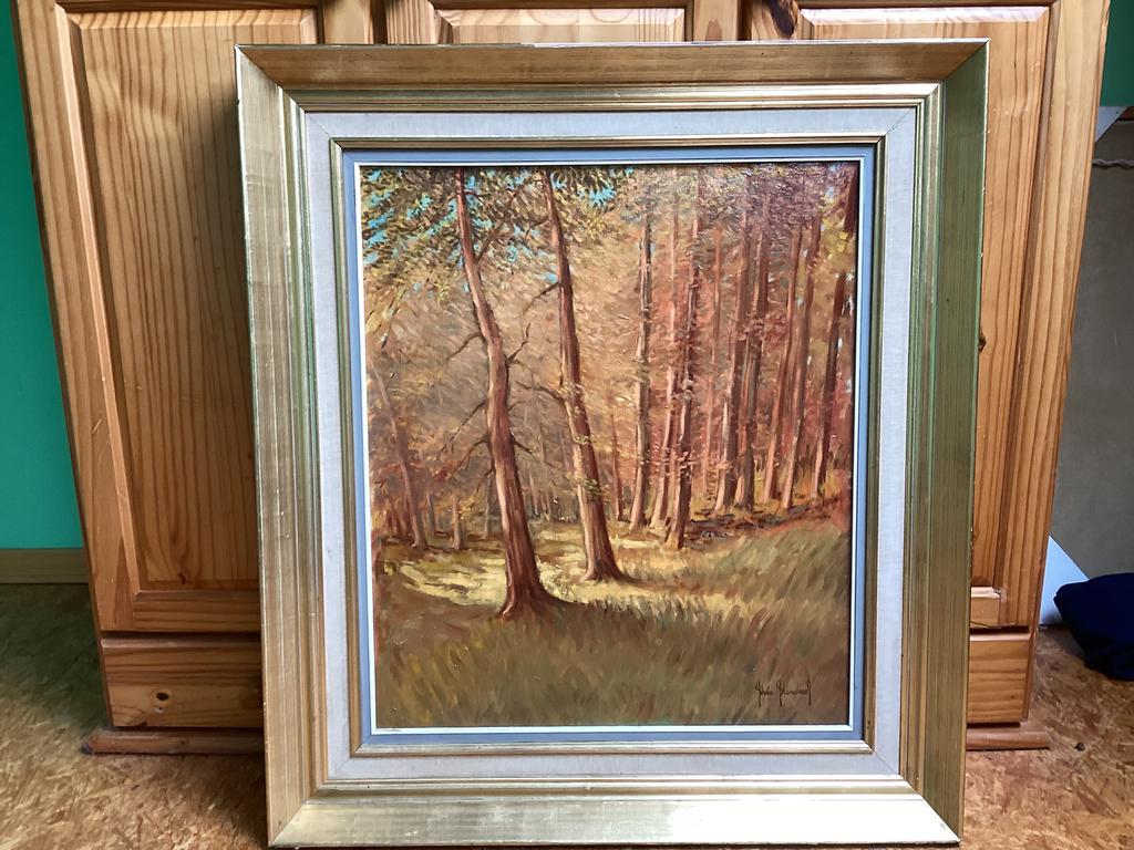 Peinture forestière, Enlèvement