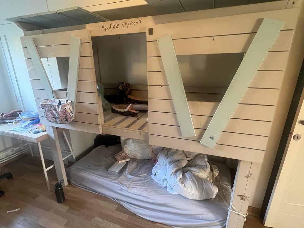 Lit cabane Twee Beren, Ophalen, Gebruikt, Matras