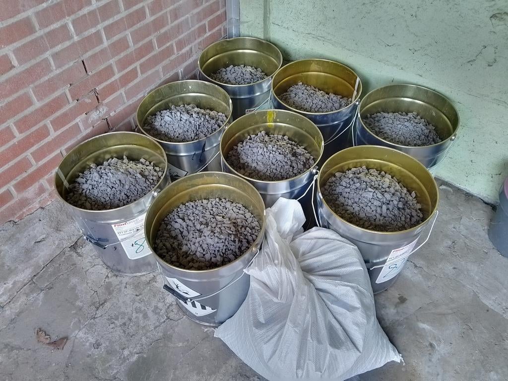 Blauwe bassalt, Tuin en Terras, Ophalen, Blauw, Nieuw, Split