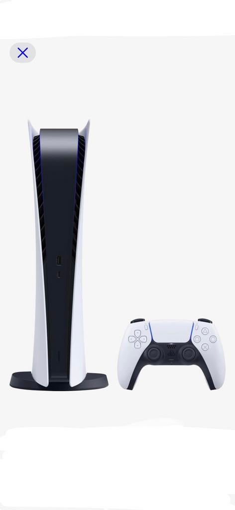 playstation 5, Games en Spelcomputers, Spelcomputers | Sony PlayStation 5, Ophalen of Verzenden, Zo goed als nieuw, Playstation 5 Digital