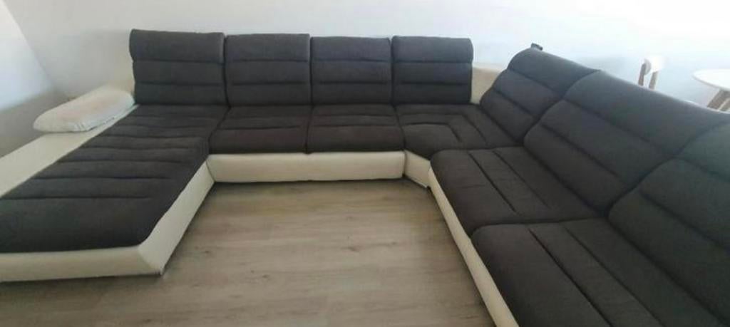 GROTE ZETEL MET OPBERGFUNCTIE EN ZETELBED, Ophalen, Zo goed als nieuw, Stof