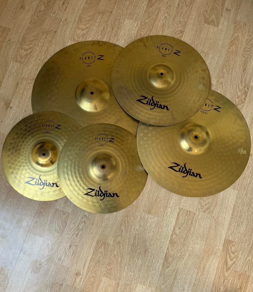 Zildjian Planet Z cymbalen set. 14”/16”/18”/20”, Muziek en Instrumenten, Instrumenten | Onderdelen, Ophalen, Gebruikt