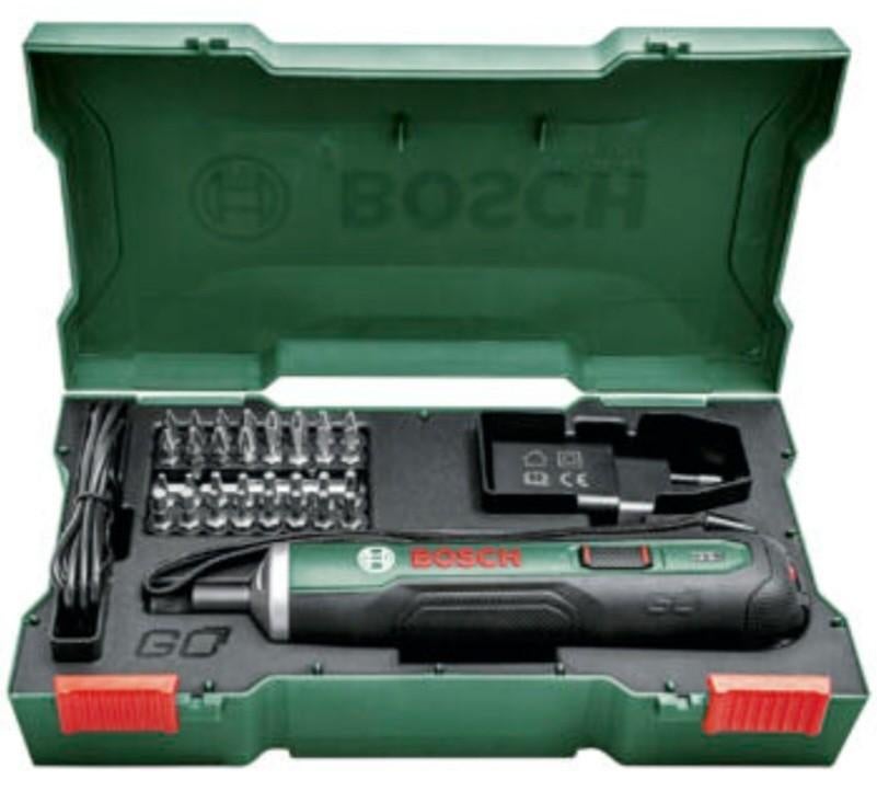 Boîte avec tournevis Bosch PushDrive 3,6 V, Enlèvement ou Envoi, Neuf