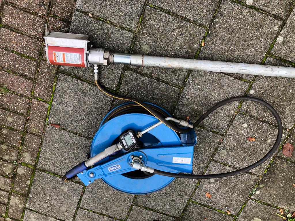 TK : pompe à bélier Alemite 9968+Flexbimec 9092 -, Enlèvement, Utilisé