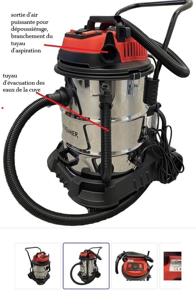 aspirateur industrielle, Ophalen, Stofzuiger, Nieuw, 2000 watt of meer