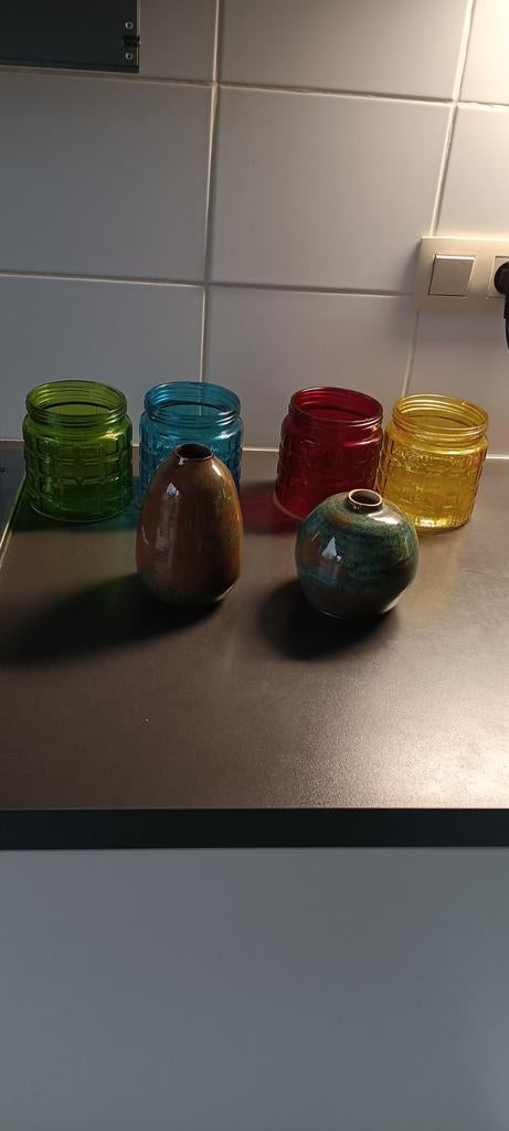 Vaasjes en potjes samen voor 2,5 euro, Huis en Inrichting, Ophalen of Verzenden