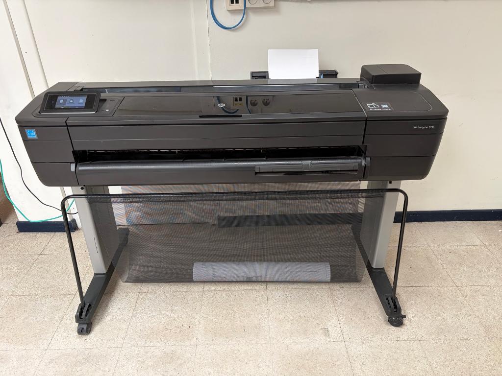 HP DesignJet T730, Enlèvement, Utilisé
