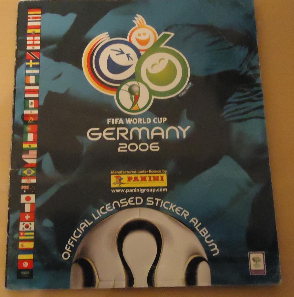 PANINI WK WORLD CUP GERMANY 2006 ALBUM VOLLEDIG 2006 VOETBAL, Verzenden, Zo goed als nieuw, Sticker