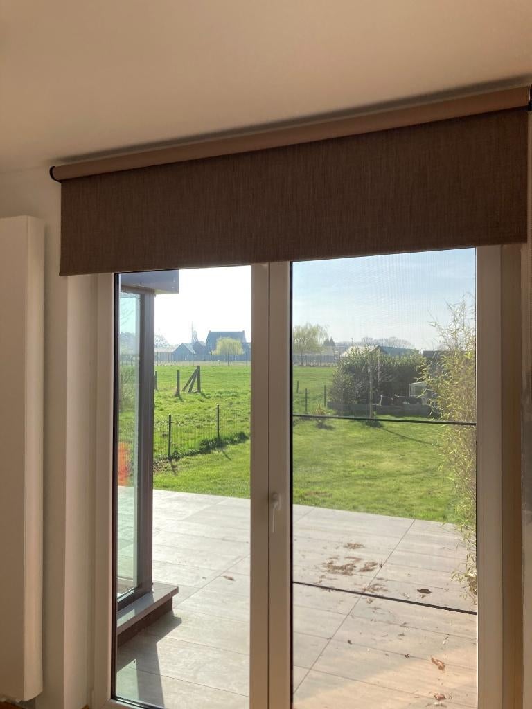 store enrouleur occultant 193 x 250 cm, 150 à 200 cm, Comme neuf, Brun, Enlèvement