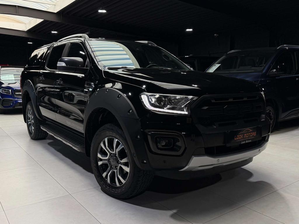 Ford Ranger 2.0 BiTURBO Wildtrak Bt-Auto 213cv DISTRO GPS FU, Autos, Ford, Cuir, Achat, Entreprise, Noir