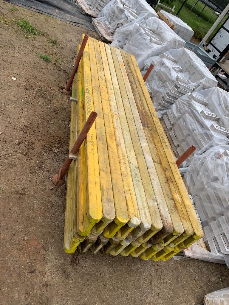 Doka - systeembalken H20 lengte : 290 cm, Doe-het-zelf en Bouw, Gereedschap | Handgereedschap, Gebruikt, Ophalen