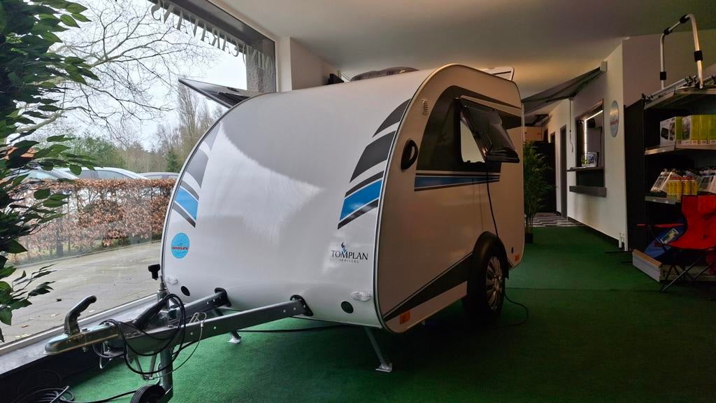 TEARDROP MINI TOMMY- 750KG - Bj 2026, Caravanes & Camping, Caravanes, Particulier, jusqu'à 2, Autres marques, Radio, Panneau solaire
