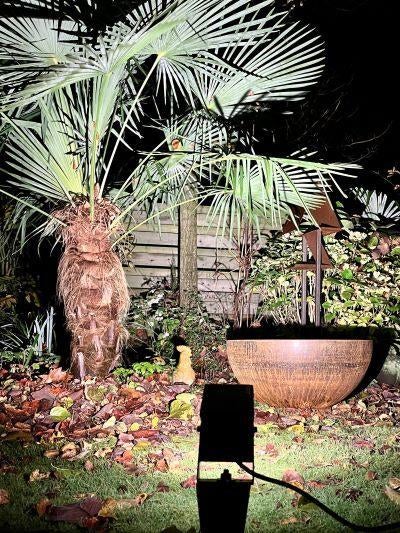 Professionele tuinspots, cortenstaal, buitenverlichting, Tuin en Terras, Minder dan 50 watt, Ophalen of Verzenden, Netvoeding